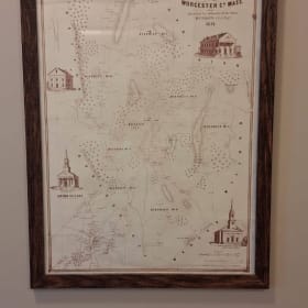 Framed Map item