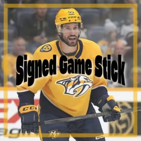Predators Game-Used Hockey Stick Signed by Roman Josi item