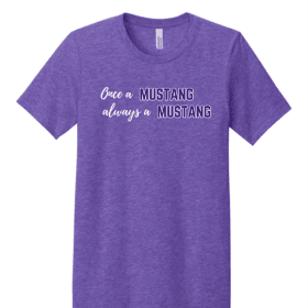 Adult WCS 50th Year Anniv. Tee - Purple - Once a Mustang item