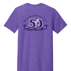 Adult WCS 50th Year Anniversary Tee - Purple - W item