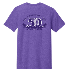Adult WCS 50th Year Anniv. Tee-Purple-Once a... item