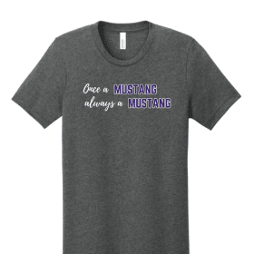 Adult WCS 50th Year Anniv. Tee - Grey - Once a Mustang item