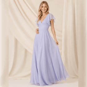 Photo of Lot 5, Lilac Chiffon V-Neck