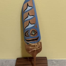 Feather (cedar carving) by Mike Bellis item