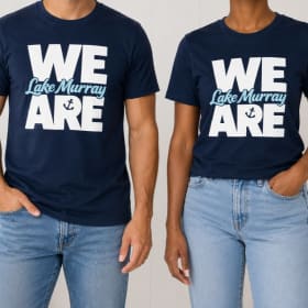Photo of WE ARE Lake Murray Navy T-shirt