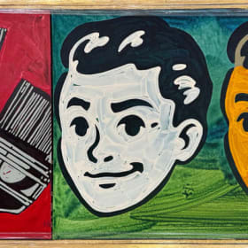 Paint Brush Boys (painting) by Grant Leier item