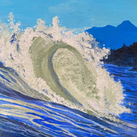 Swoosh (painting) by Norma McCachen item