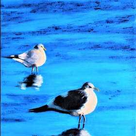 Sun Seekers (painting) by Carol Chilton item