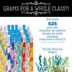 First Day of School Grams - Class Sponsorship item