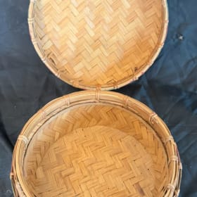Vintage Chinese Sewing Basket item