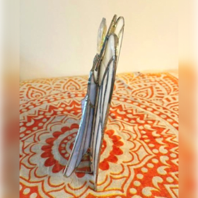Stained Glass Angel, blue/white item