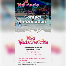 Wild Water Works Hamilton Admission -  NO EXPIRY item