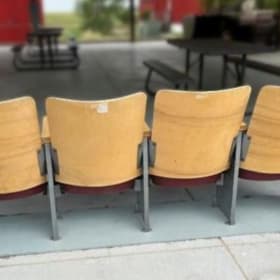 Original Lofte Barn Theatre Seats item
