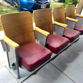 Original Lofte Barn Theatre Seats item