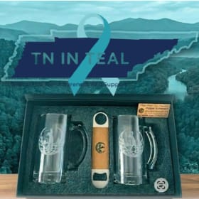Photo of Etched beer mug set