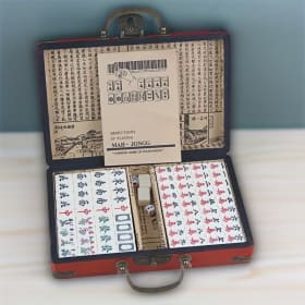 Photo of Chinese Mahjong Set with carrying case and beginner book