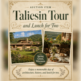 Taliesin Tour, Lunch & Commemorative Keepsake for Two item