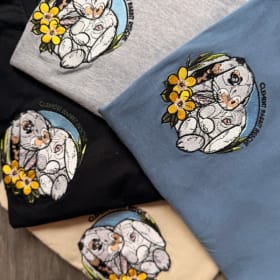 Grey T Shirt - Embroidered Logo item