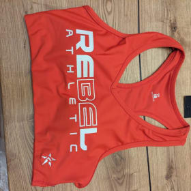 Rebel Wear Rental - Rebel V Neck Sports Bra Size Medium item
