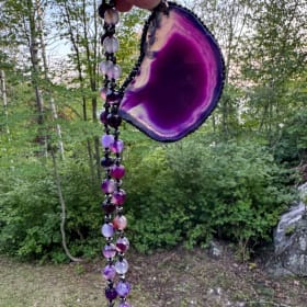 Photo of Park Lane Genuine Purple Agate Pendant Necklace