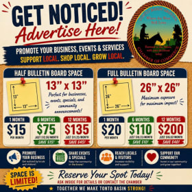 Half Bulletin Board Space – 1 Month item