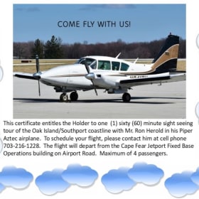 4 Person Airplane Tour item