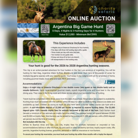 Argentina Big Game Hunt Trip item