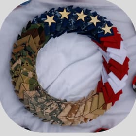 All-Service Military Uniform Wreath item