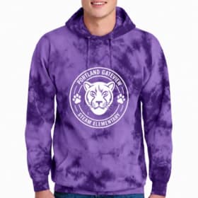 *PRE-SALE* Purple Tie Dyed PGE Panther Hoodie - Figure C item