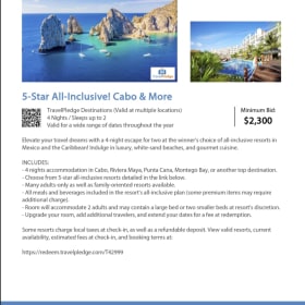 5-Star All-Inclusive! Cabo & More item