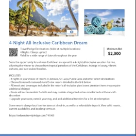 4-Night All-Inclusive Caribbean Dream item