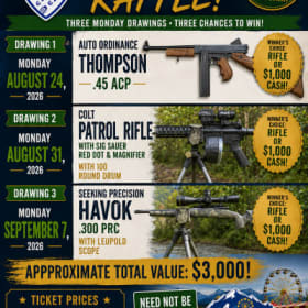 State Fair Drawing Week 3 Seekins Precision 300 PRC  10 Tix item