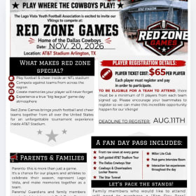 Photo of RED ZONE GAMES ATHLETE TICKET 🎟️