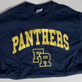 Small Navy Panthers FR T-Shirt item