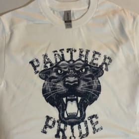 Medium White Panther Pride T-Shirt item