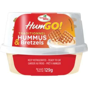 Hummus et bretzels item