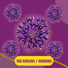 Rubans TDL — Ensemble de 100 rubans item