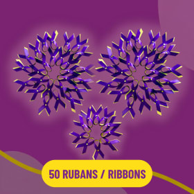Rubans TDL — Ensemble de 50 rubans item