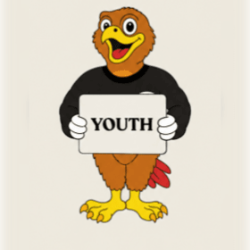 Youth Hawk Long Sleeve Shirt (Black) item