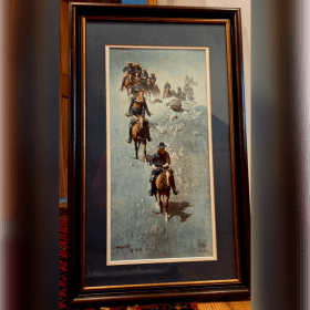 #2 Framed and Matted Western Art item