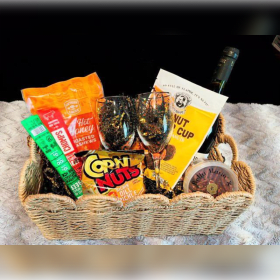 Don't Be Salty Wine Gift Basket item
