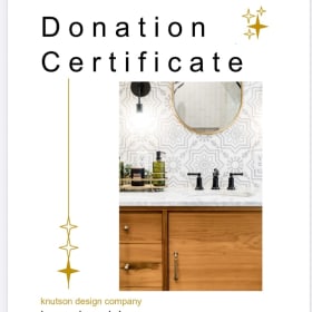 Photo of Knutson Interior Design Gift Certificate