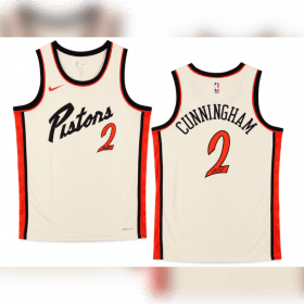 Autographed Cade Cunningham City Edition Jersey item