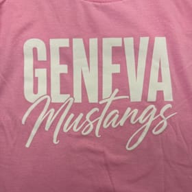 T-shirt- Geneva Mustangs Pink item
