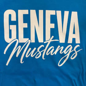 T-shirt- Geneva Mustangs - Blue item