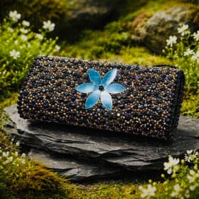 Purse black pearls item