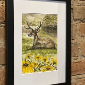 Deer Resting - Lori Burk item