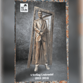 Serling Statue 2024 Poster item