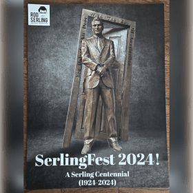 Serling Statue 2024 Poster item
