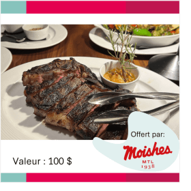 Photo of $100 Gift card - Moishes